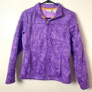 Spalding Purple Quarter-Zip Pullover Sweatshirt – Medium